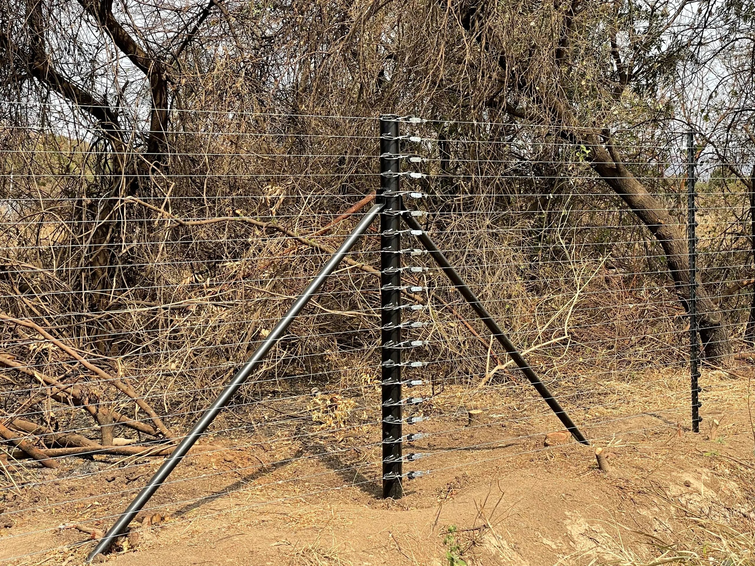 Completed fence installation project